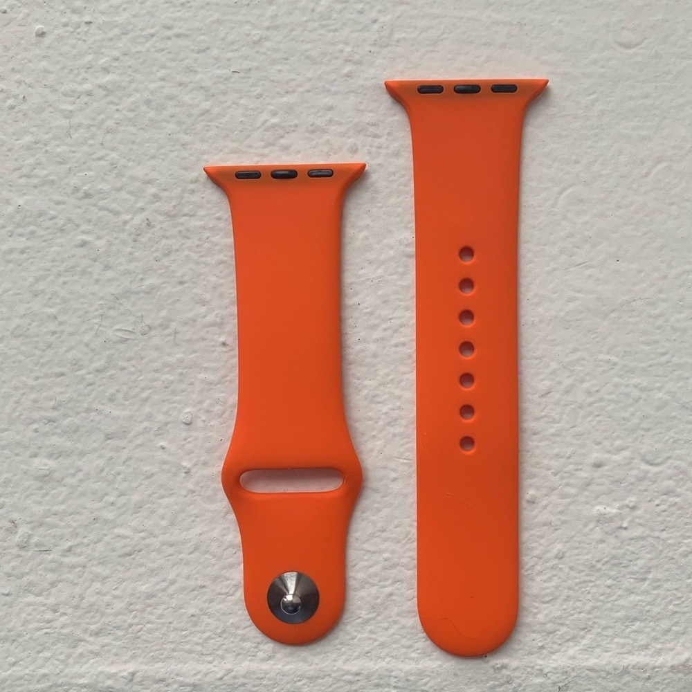 Orange Replacement Apple Watch Band